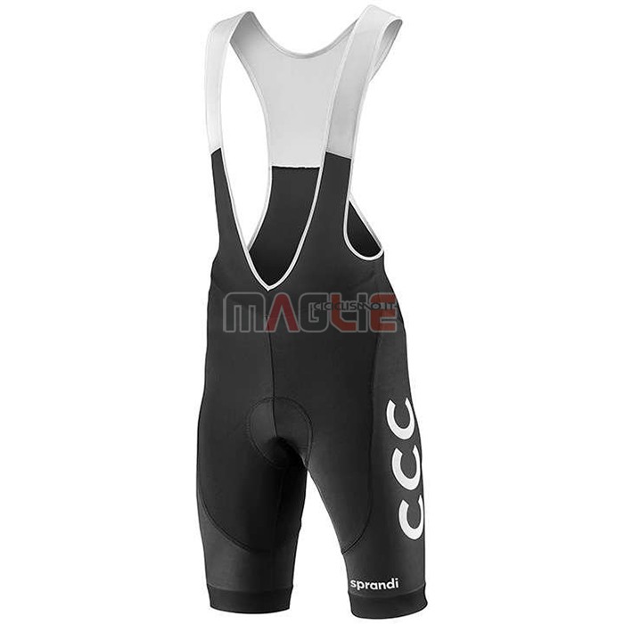 Maglia CCC Team Manica Corta 2020 Arancione Nero